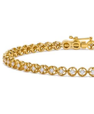 Diamond (1 ct. t.w.) Bracelet in 14k Yellow Gold