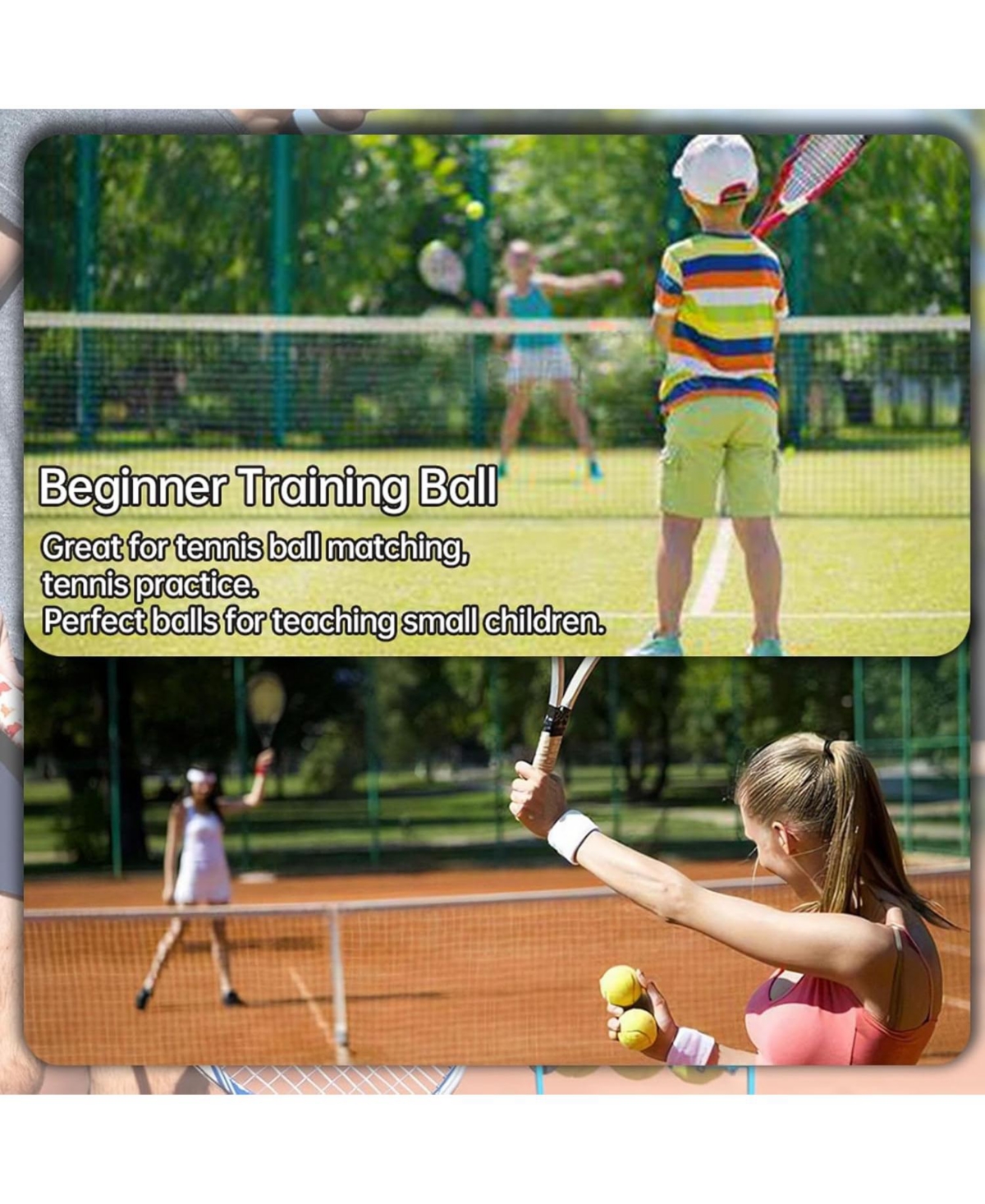Magicorange Pack of 12 Advanced Training Tennis Balls for Beginners Practice Balls with Durable Felt and Mesh Carrying Bag for All Courts