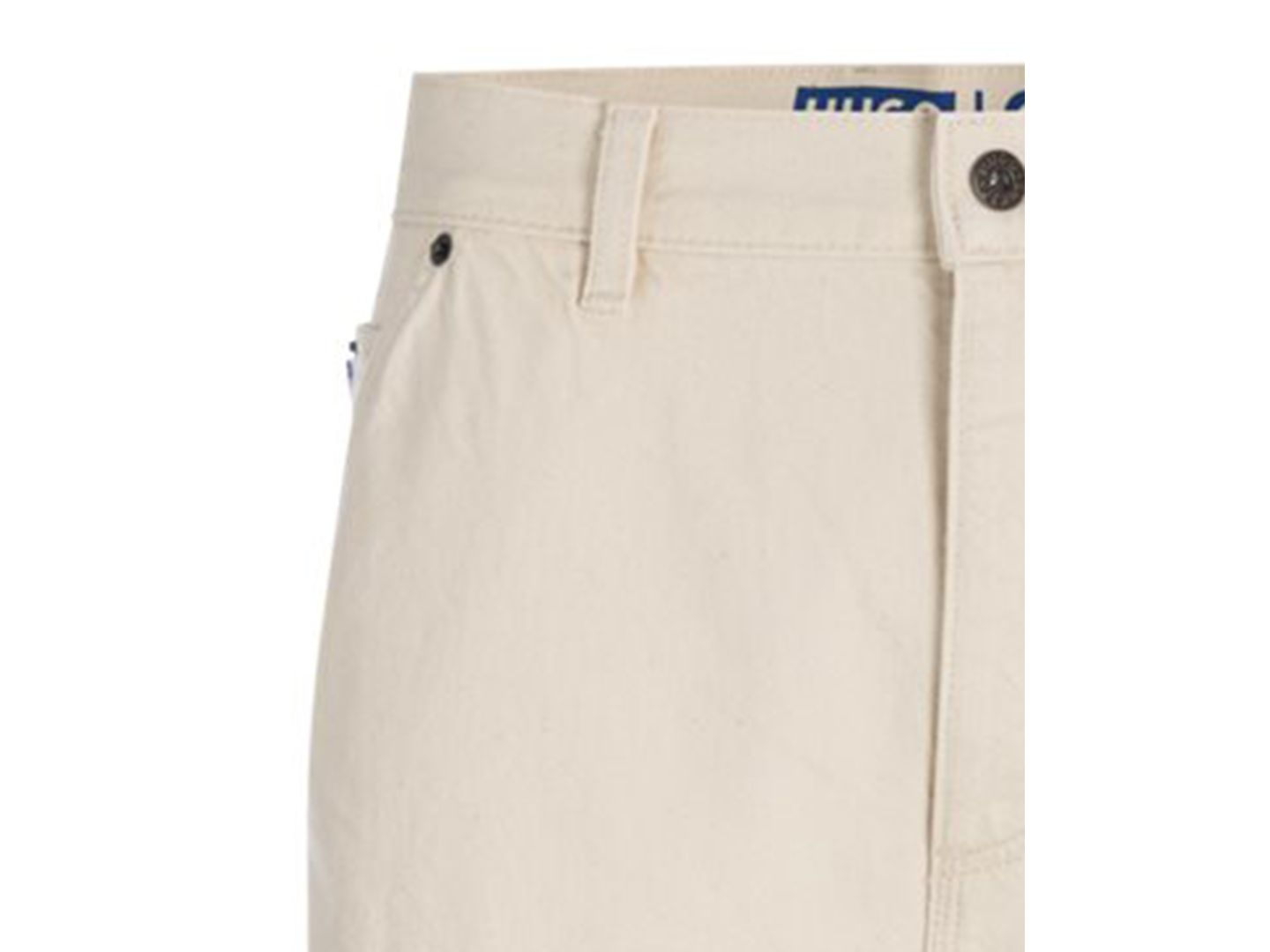 Мужские брюки Hugo Boss Regular-Fit Carpenter, цвет: Белый — фото 2