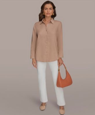 Women's Button-Down Linen Shirt