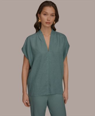 Donna Karan Weekend - Women's V-Neck Top