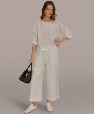 Women's Crewneck Dolman-Sleeve Blouse