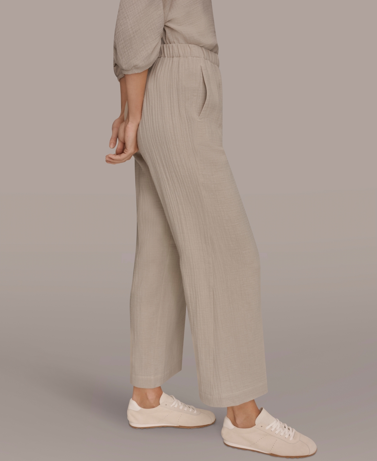 Donna Karan Weekend Women's Mid-Rise Side Seam Pants