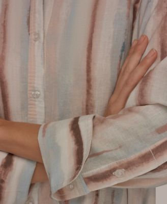 Women's Long-Sleeve Button-Down Shirt