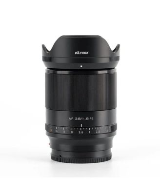 AF 28mm f/1.8 STM Lens for Sony E, Bundle with 55mm Essentials Filter Kit, Cleaning Kit and Cleaning Cloth