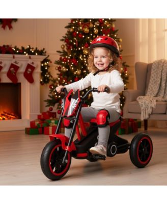 Kids Tricycle 3-Wheel Toddler Bike with Foot Pedals Forward Backward