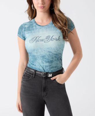 Women's Beverly Hills Rhinestone Crew Neck T-Shirt