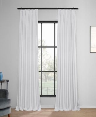French Pleat Performance Linen Hotel Blackout Curtain