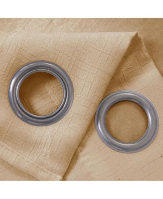 Lynx Matte Embossed Blackout Grommet Panel - 52x95", Gold