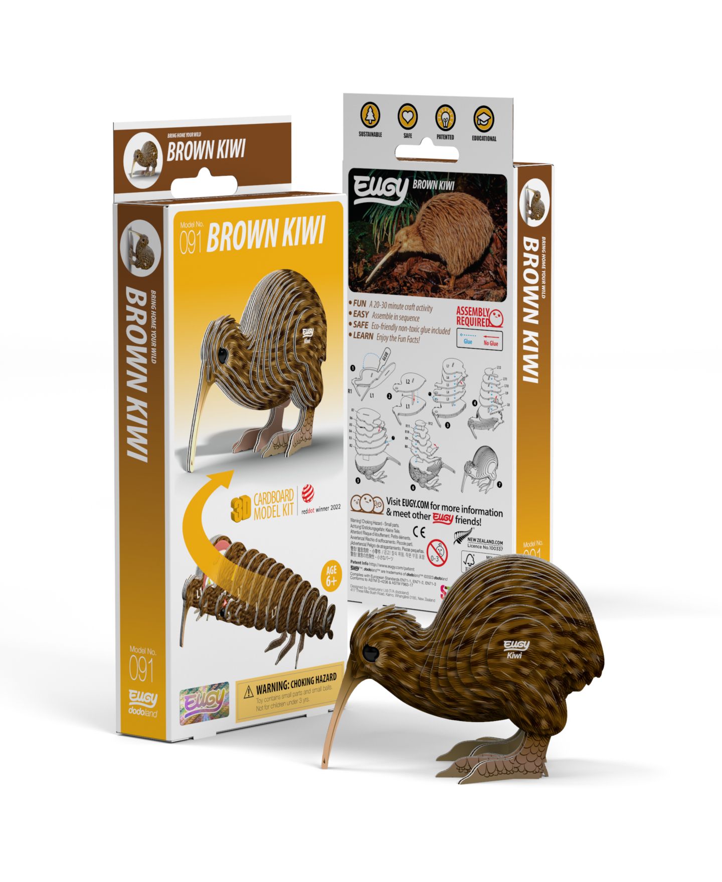 Детские конструкторы Eugy Kiwi 3D Puzzle — фото 1