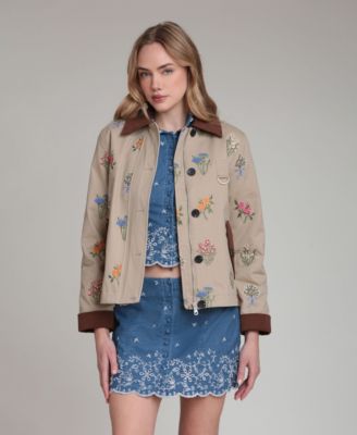Women's Button Front Collared Jacket