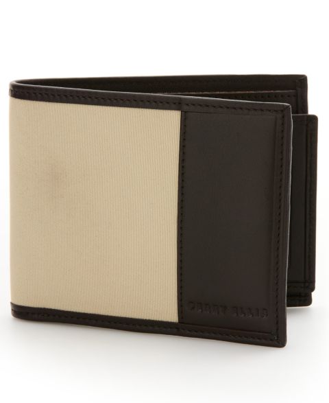Perry Ellis Portfolio Men's Ombre Horizon Leather Wallet