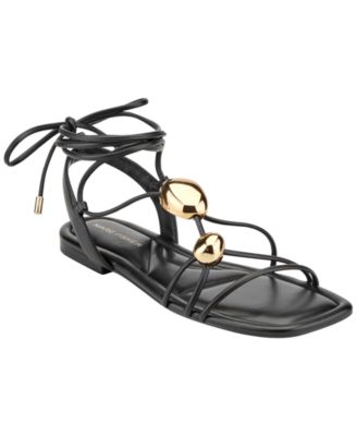 Women's Malavi Ornamented Strappy Tie-Up Sandals