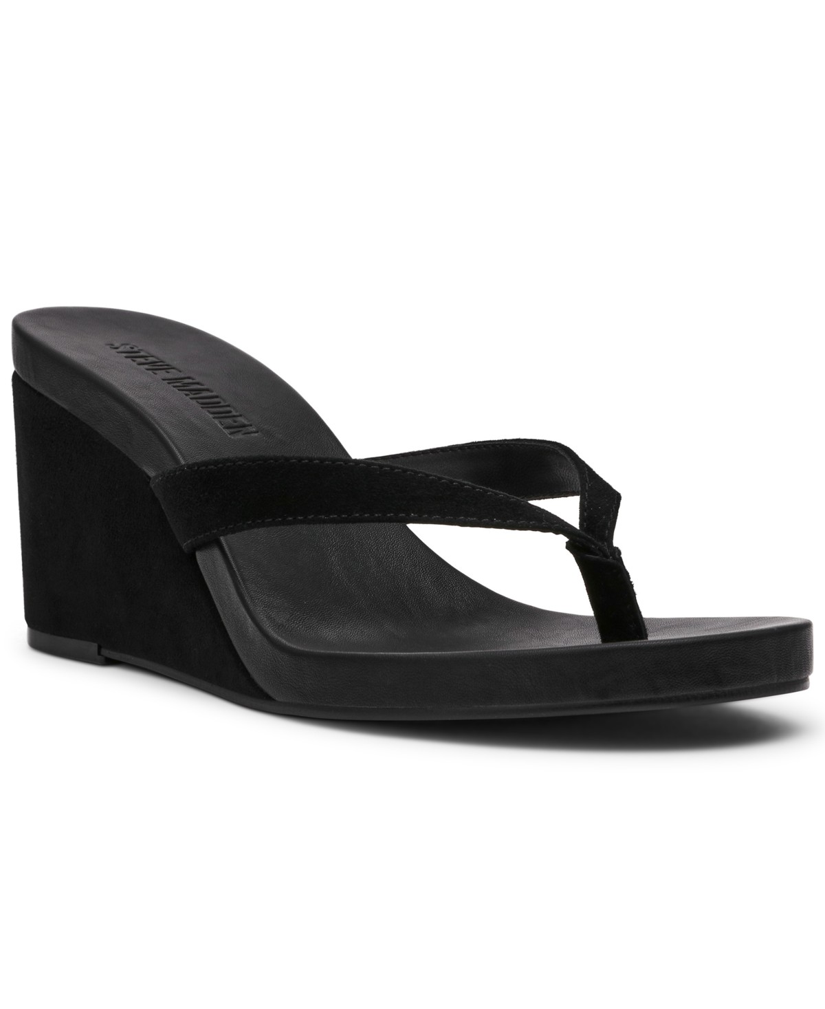 Женские сандалии Steve Madden Women's Playing Wedge Thong Sandals — фото 1