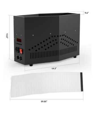 150W Safe LED Flame Effect Light, 4ft Realistic Fire with RGB Colors & DMX Control for Party & Home Decor