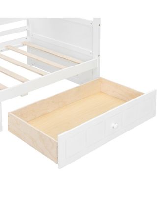 Twin Size Canopy Day Bed with 2 Drawers