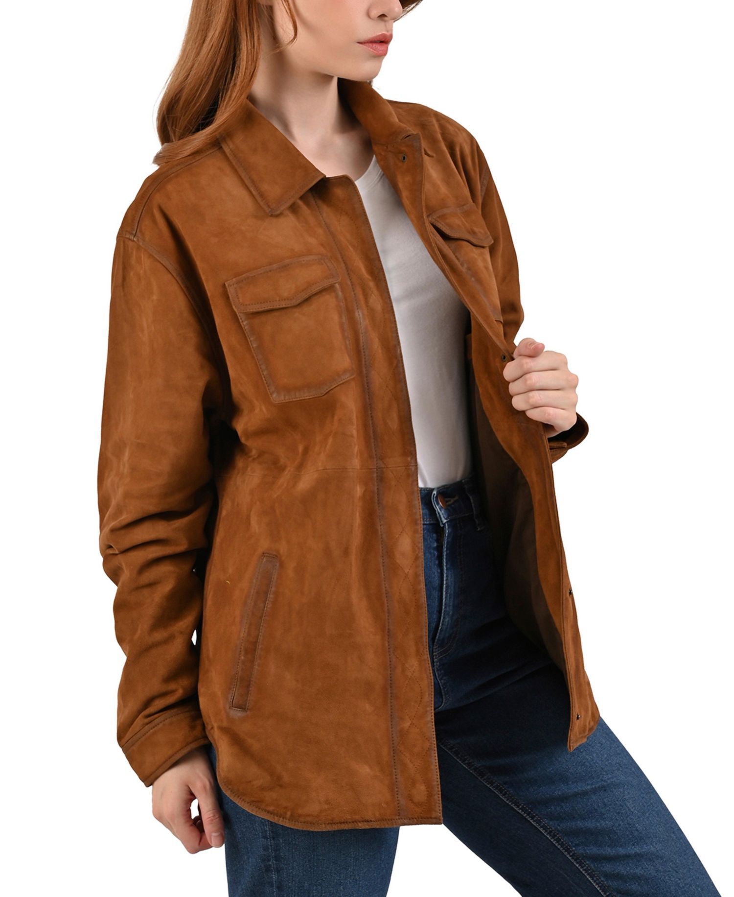Women's Goat Suede Jacket