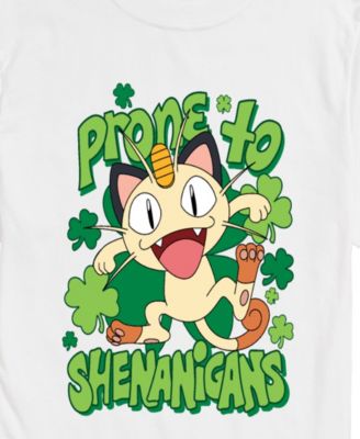 Men's Pok&eacute;mon Shenanigans Meowth Short-Sleeve Graphic T-Shirt