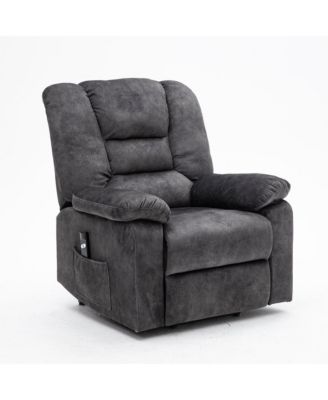Velvet Power Lift Recliners with Heat & Massage, Lift Chair Relax Sofa Chair for Living Room