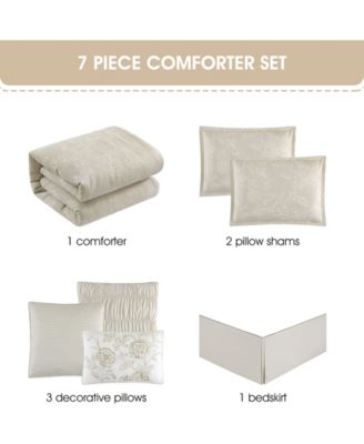 Beilee Patchwork 7-Pc. Comforter Set, King
