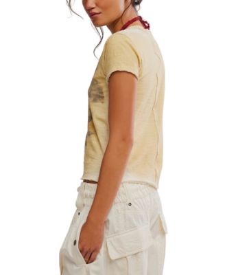 Women's Wall Flower Crew Neck T-Shirt