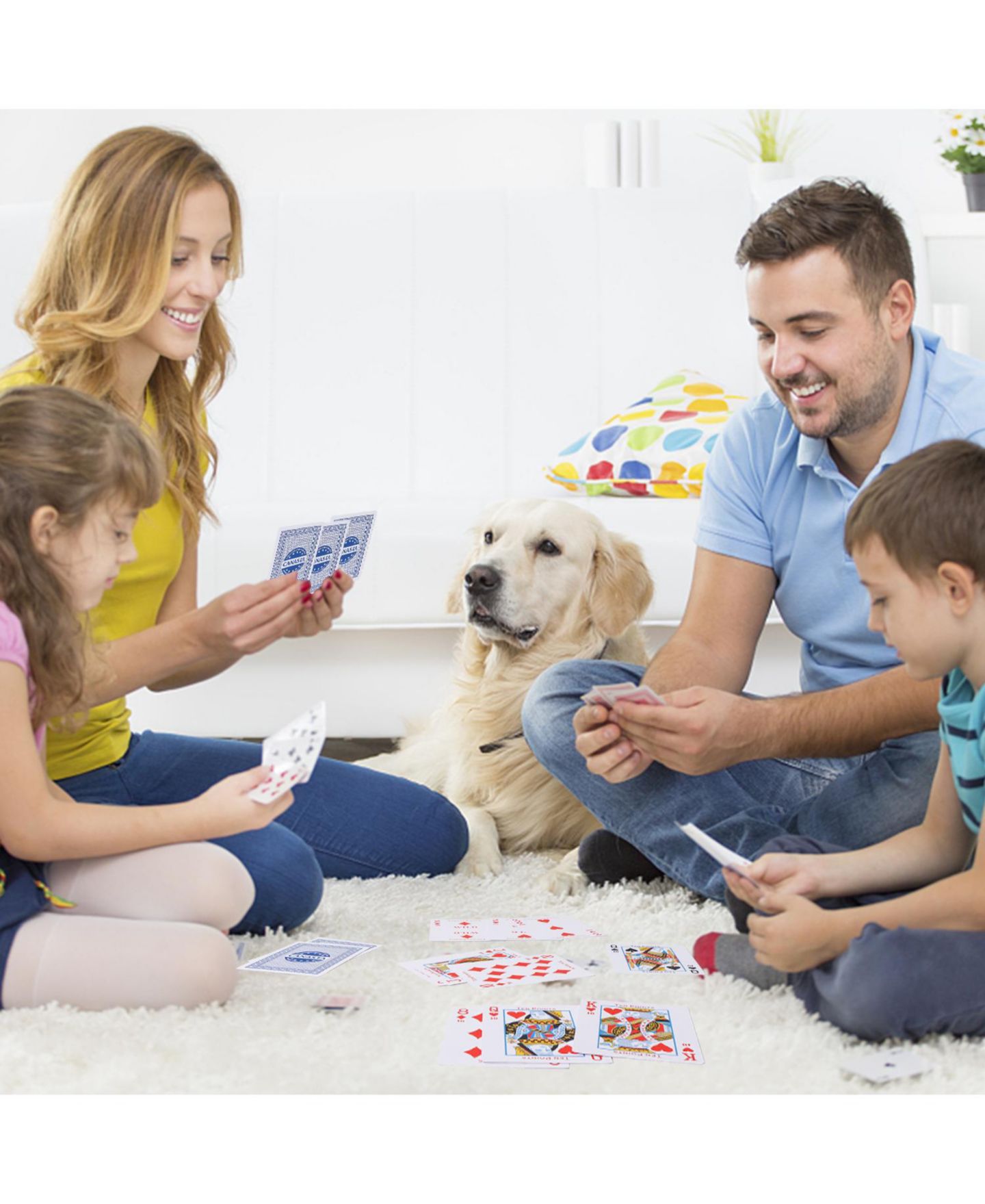 Детская карточная игра GSE Games & Sports Expert Canasta Bonanza 2-Deck Card Game, Ages 14+, цвет: Синий — фото 5