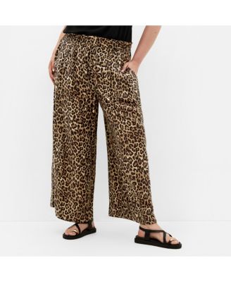 Women's Resort Leopard Print Pant