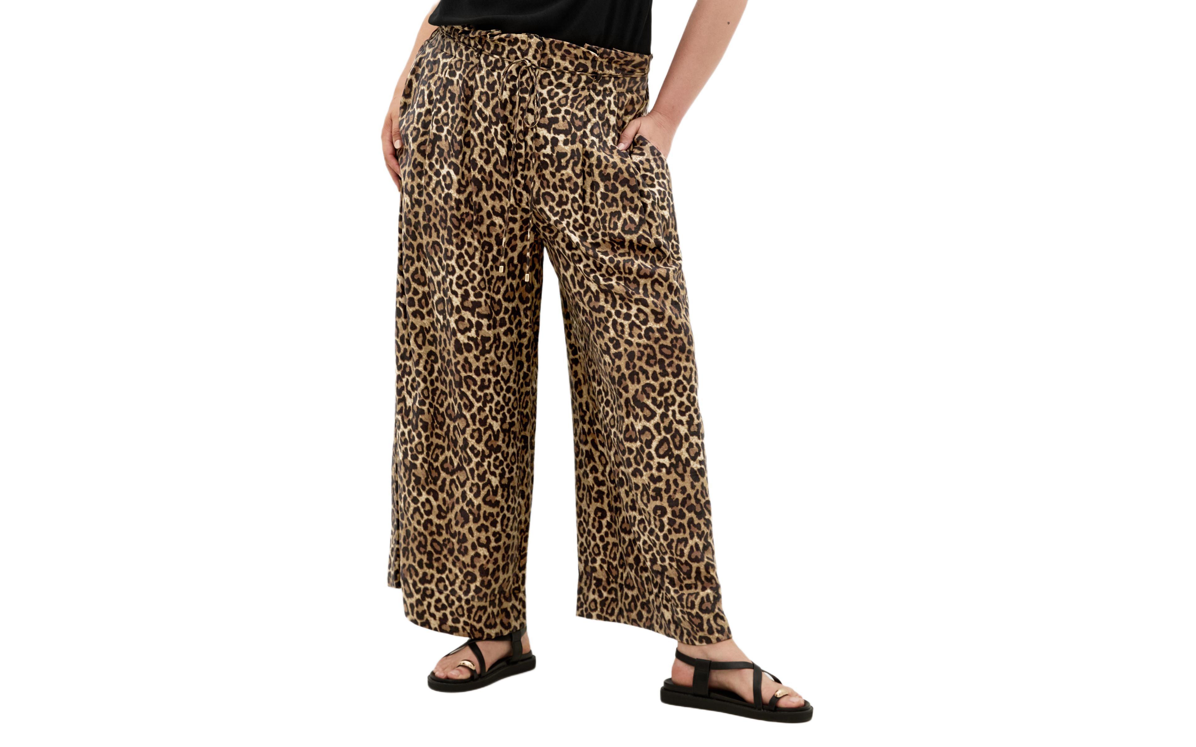 City Chic Women's Resort Leopard Print Pant