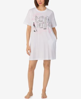 Women's Sleepwear Graphic Short-Sleeve Sleepshirt