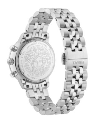 Women's Classic Silver Stainless Steel Bracelet Watch, 38mm