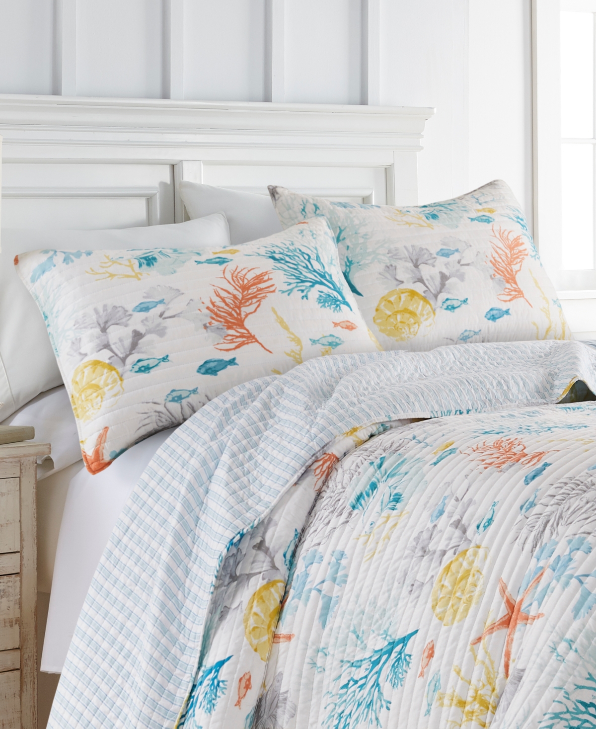 Levtex Home Whimsical Sea Reversible 3-Pc. Quilt Set, Full/Queen