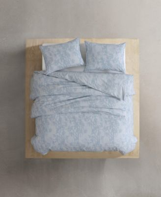 Bayberry Washed Percale 3-Pc. Comforter Set, Queen