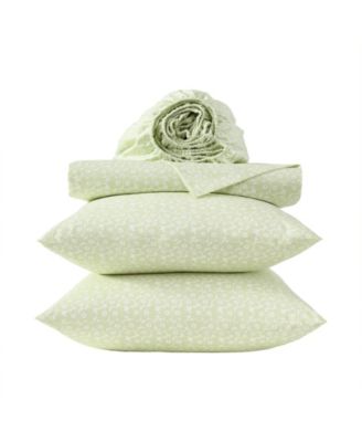 Pikkuinen Unikko 200-Thread Count Cotton Percale 4-Pc. Sheet Set, King