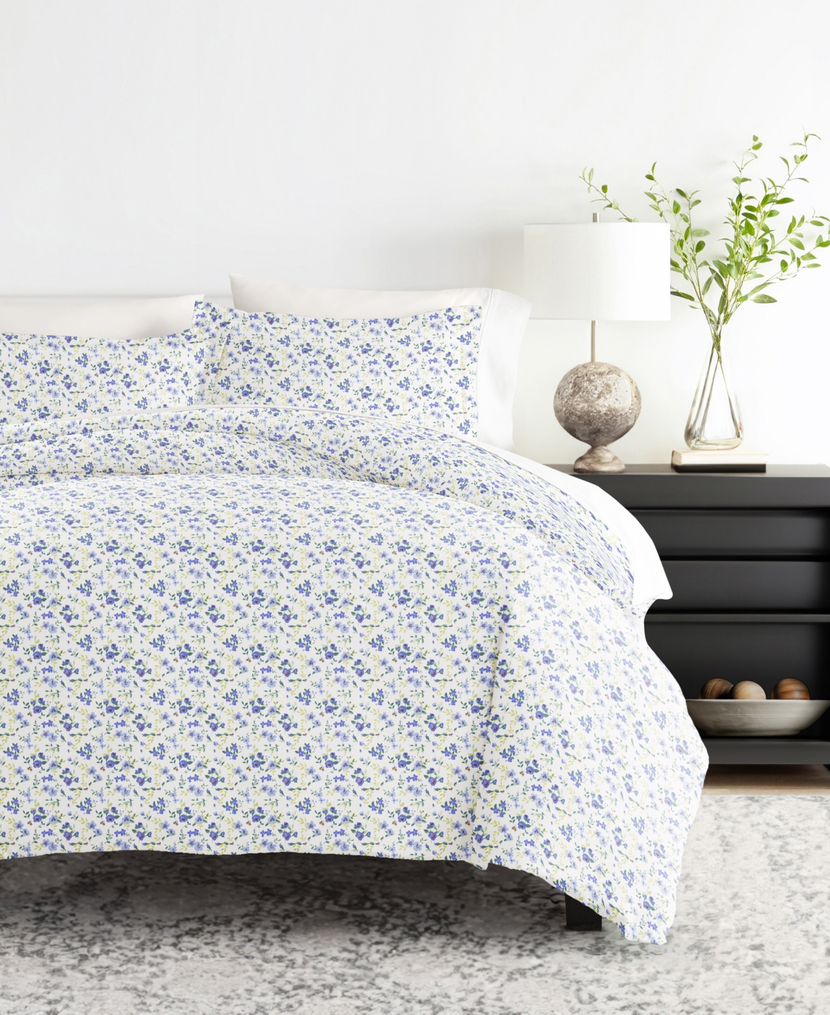 ienjoy Home Bedding Bundle Patterned -Piece Comforter with Duvet Cover Set