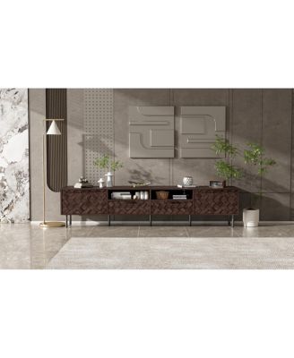 Streamdale  Modern TV Stand for TVs with Storage & Cable Management