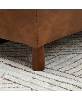 Streamdale Modern Luxury 5-Piece Modular Sectional Sofa with Ottoman, Brown