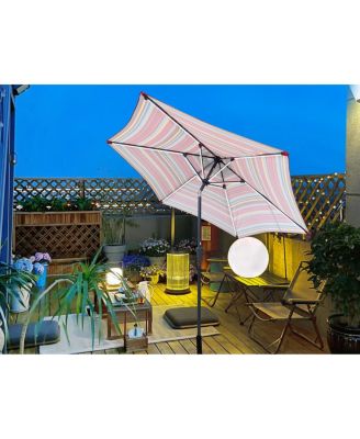 Streamdale Umbrella with Light and Stripes