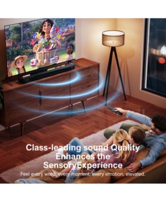 2.2ch Sound Bar for Smart TV, Peak Power 100W, 2-in-1 Detachable Soundbar for TV, Bluetooth 5.3 TV Sound Bar, App, Apollo S40