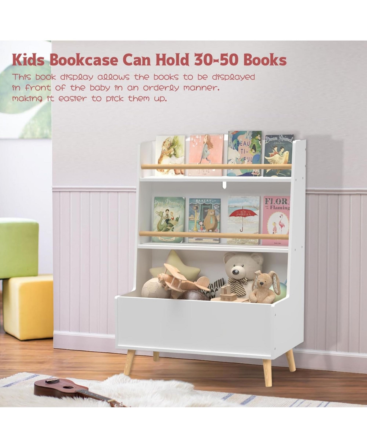 Rainsken Kids Bookshelf