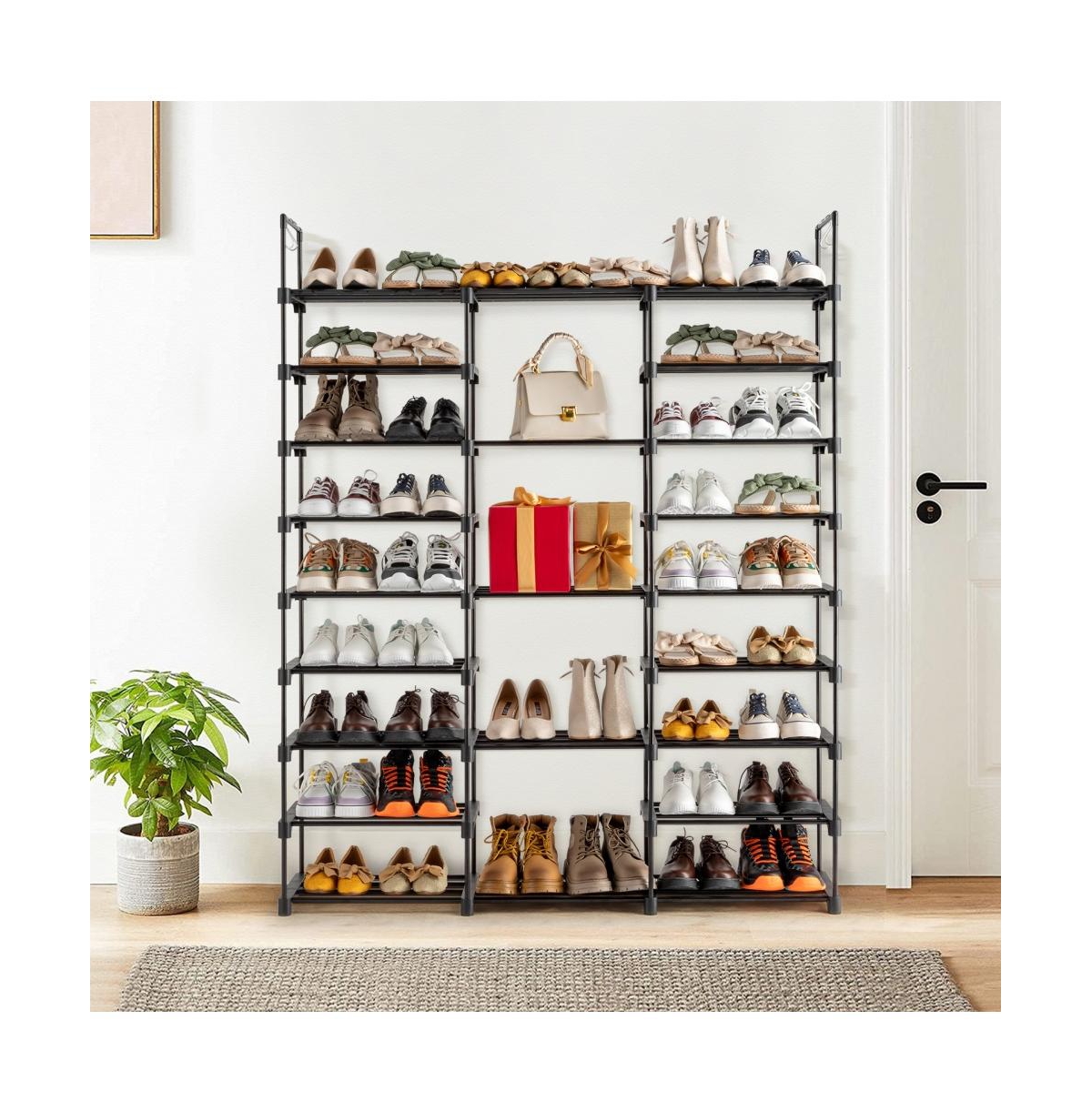 gaomon 9-Tier Stackable Shoe Rack