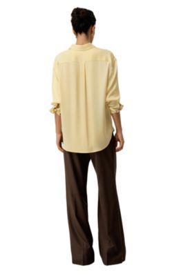 Women's Stretch Double Georgette Oversized Shirt