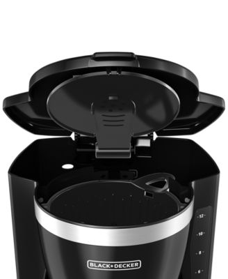 Black & Decker 12-Cup Programmable Coffee Maker, Black, CM1160B