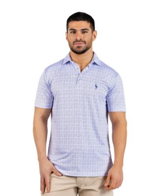 Men's Bottoms Up Printed Performance Polo