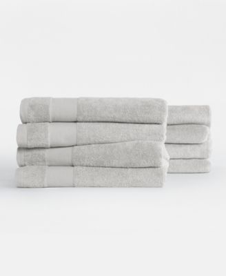 8-Pc. Plush Cotton Bath Towel Set, 54" x 30"
