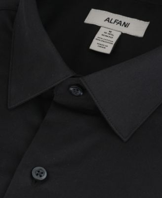 Men's Slim-Fit Solid Dress Shirt