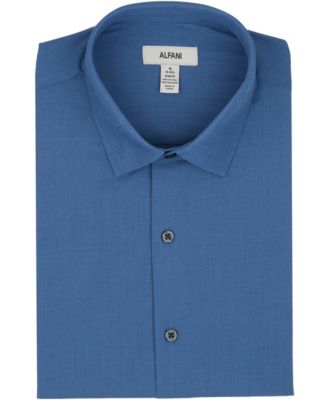 Men's Slim-Fit Solid Dress Shirt