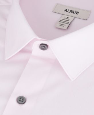 Men's Slim-Fit Solid Dress Shirt