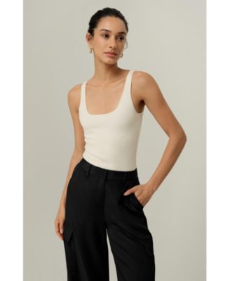 Women's Milano Knit Silk Viscose Tank Top