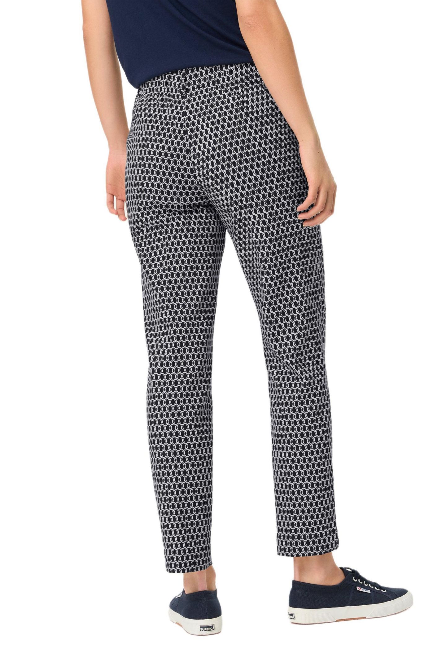 Женские брюки Olsen Lisa FIt Geo Pull-On Pant, цвет: Чернильный синий — фото 3