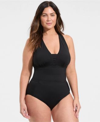 Plus Size Twist Midkini